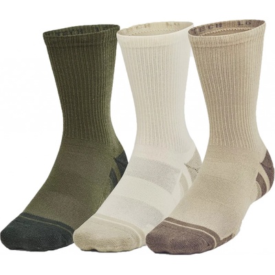 Under Armour UA Performance Tech 3pk Crew-BRN