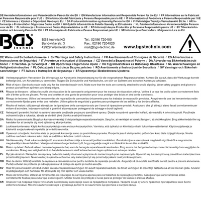 BGS klíč speciální pro šroubový spoj blatníku dvanáctihran pro Ford 10 mm BS9641