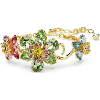 Swarovski Úchvatný pevný náramok s kvetinou Idyllia 5717156