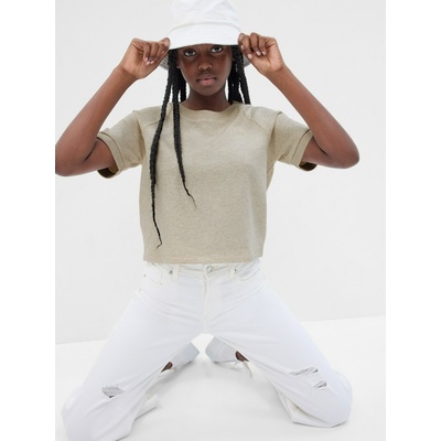 GAP Детска тениска crop GAP GAP | Bezhov | Момичешки | 116/122