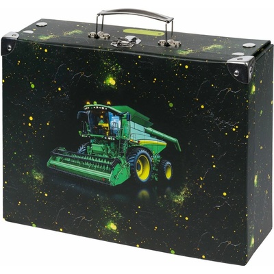 BAAGL Skládací školní kufřík Traktor s kováním