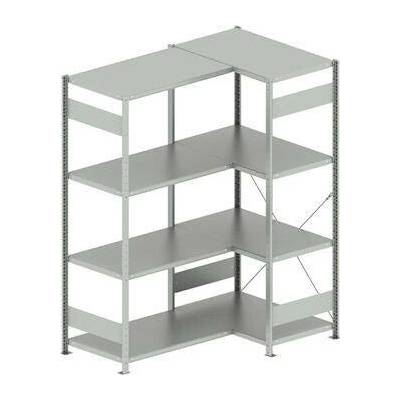 META zásuvný rohový regál 2000 x 1000 /1000 x 600 mm nosnost 100 kg