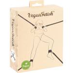 Vegan Fetish - комплект за връзване за легло - черен