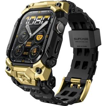 Supcase Удароустойчив кейс с каишка за Apple Watch 10 (46 mm) от Supcase Unicorn Beetle Ore - Черен / Златист (843439155732)