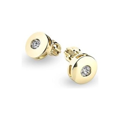Pattic zlaté náušnice s diamanty G1091104