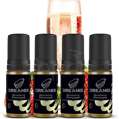 Dreamix Jahoda se šampaňským 4x10 ml 0 mg