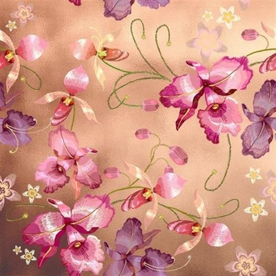 GEKKOFIX 14057 Samolepící fólie růžová orchidej niklová samolepící tapety 45 cm x 5 m
