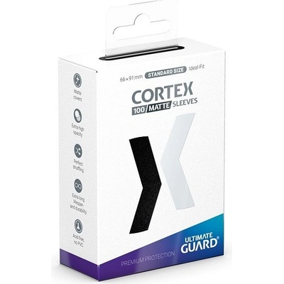Ultimate Guard - Cortex Sleeves Standard Size Matte Black obaly 100 ks