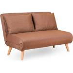 Hanah Home Кафяв разтегателен диван 120 cm Folde - Artie (859FTN2715)