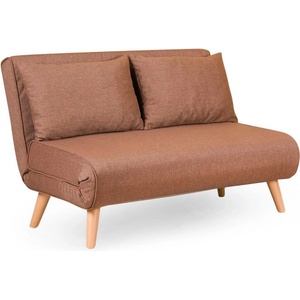Hanah Home Кафяв разтегателен диван 120 cm Folde - Artie (859FTN2715)