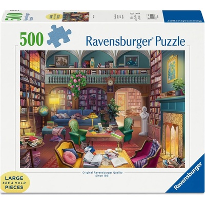 Пъзел Ravensburger от 500 XXL части - Мечтаната библиотека (17459)