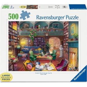Ravensburger Пъзел Ravensburger от 500 XXL части - Мечтаната библиотека (17459)