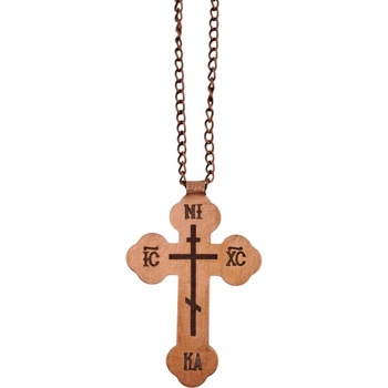 ПРАВОСЛАВЕН КРЪСТ ОТ КОВАНА МЕД