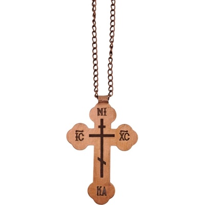 ПРАВОСЛАВЕН КРЪСТ ОТ КОВАНА МЕД