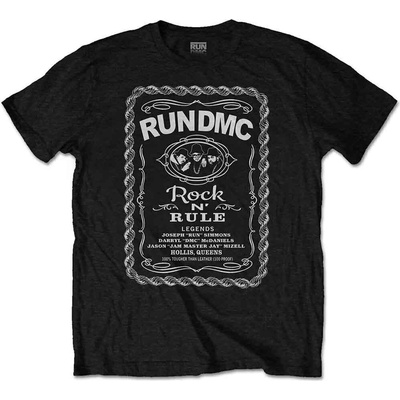 Run DMC Rock N' Rule Whiskey Label Black L Риза (<![CDATA[RDMCTS12MB03]]>)