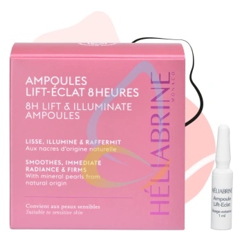 Heliabrine Ампули 8h - изглаждащ ефект и сияен вид - 20 броя по 1 мл