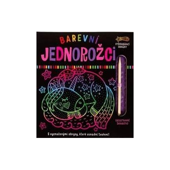 Farebné jednorožce Vyškrabávacie obrázky Olena Herasimova