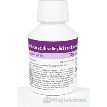 Solutio acidi salicylici spirituosa 1% sol.der.1 x 100 g
