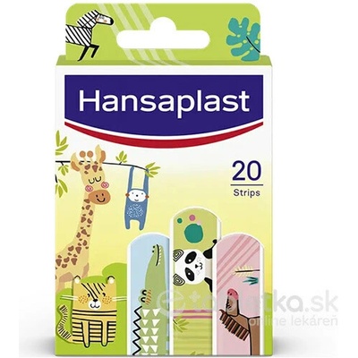 Hansaplast ZVIERATKÁ detská náplasť, stripy 19x72mm 20 ks