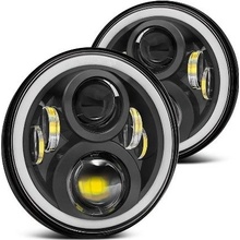 H1, H2 LED Přední Světlomety 60w Jeep Wrangler / Suzuki Samurai / Lada Niva