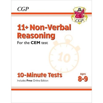 New 11+ CEM 10-Minute Tests: Non-Verbal Reasoning - Ages 8-9 (with Online Edition) (Books CGP)(Paperback / softback)