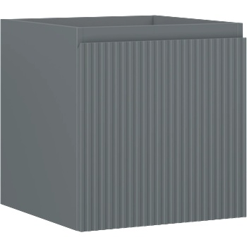 Mexen Rivel шкаф за баня под мивка 45 см, 1 чекмедже, с релефен фронт, матов графит - 91A20-04547-1-BF66 (91A20-04547-1-BF66)