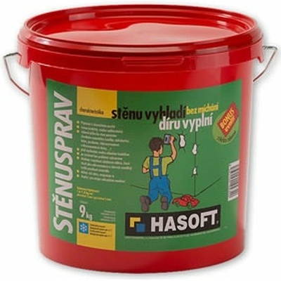 Hmota pro vyrovnání stěn HASOFT Stěnusprav – 1,8 kg