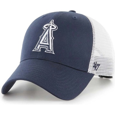 47 brand Шапка с козирка 47 brand MLB LA Angels в тъмносиньо с апликация B-BLMSH04GWP-NY (B.BLMSH04GWP.NY)