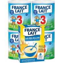 France Lait 3 4x400 g + Pšeničná mliečna kaša sušienky 250 g