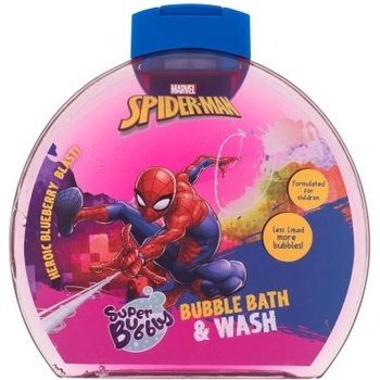 Marvel Spiderman Bubble Bath & Wash пяна за вана с аромат на боровинки 300 ml