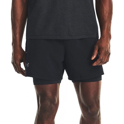 Under Armour šortky LAUNCH ELITE 2in1 5 SHORT-BLK 1376511-001