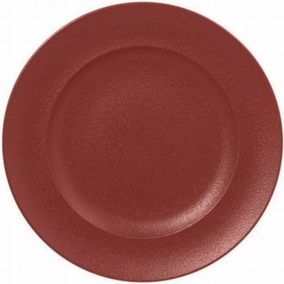 RAK Porcelain Talíř mělký 33 cm tmavě červená RAK-NFCLFP33DR