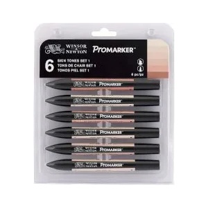 Winsor & Newton Маркер Promarker 6 цвята