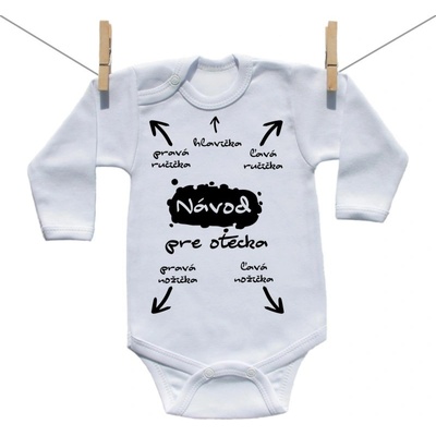 Boodyy Body s dlhým rukávom Návod pre otecka