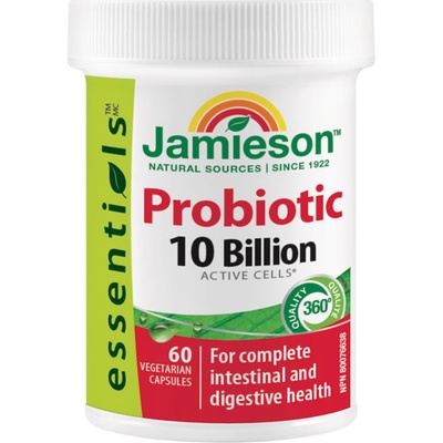 Jamieson Probiotic 10 Miliard zmes bakteriálnych kultúr 14 kmeňov 60 kapsúl