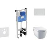 Ideal Standard ProSys - Комплект за предстенен монтаж, душ тоалетни и седалки TECEone, бутони Oleas M1, Rimless, SoftClose, хром ProSys120M SP60 (ProSys120M SP60)