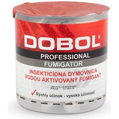 Dymovnica na likvidáciu lietajúci a lezúci hmyzu Dobol Fumigator 20 g