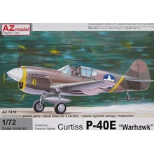 AZ model Curtiss P 40E Warhawk 'Over USA' 7410 1:72