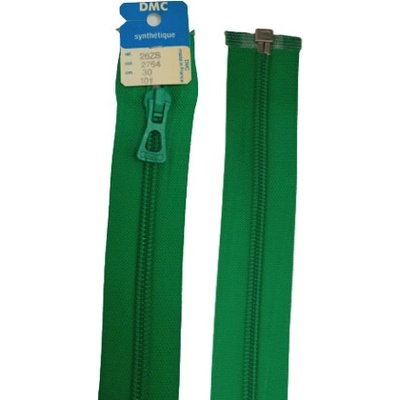 Zip DMC spirálový dělitelný No 6 délka 25 až 70 cm barva 2764 zelená délka 25 cm