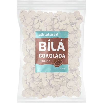 Allnature bielá čokoláda pecičky 500 g