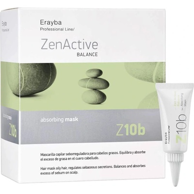 Erayba Zen Active Почистваща маска за мазна коса Z10b, 8 x 15 ml