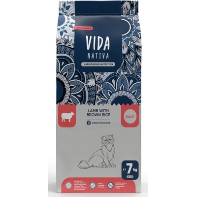 Kraftia VIDA NATIVA CAT Adult Lamb & Rice 7 kg