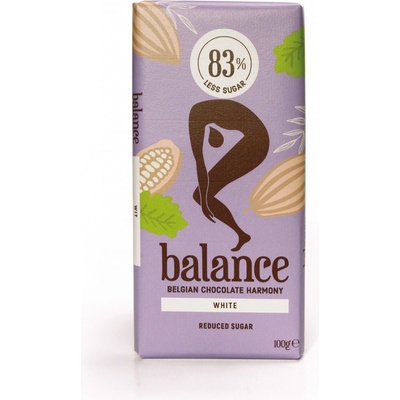 Balance bílá s vanilkou bez cukru 100 g