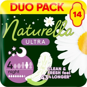 Naturella Превръзки Naturella (14 бр. /фол) DuoNight ult