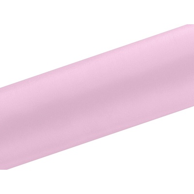 PartyDeco PartyDeco Satén světle růžový 16cm x 9m