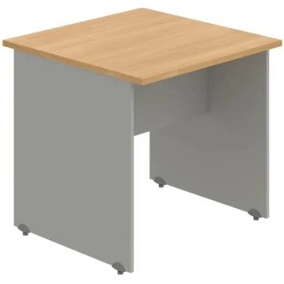 Hobis Jednací stůl GJ 800 rovný 80 cm dub / šedá