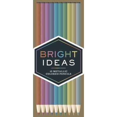 Bright Ideas Metallic Colored Pencils: 10 Colored Pencils - Chronicle Books, Chronicle Books
