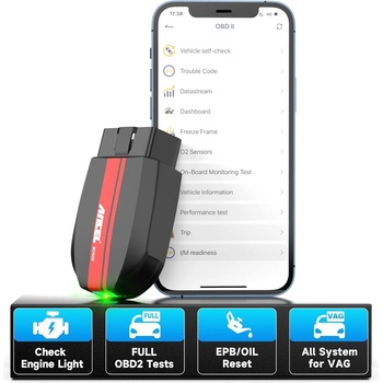 ANCEL BD500 Bluetooth OBD2 диагностика за VW, Skoda, Audi, Seat (BD500)