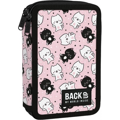 BackUP - Пълен несесер с 2 ципа Black and White 6 DW 32