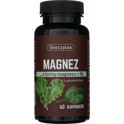Skoczylas Magnézium 4 formy Špenát Kel 60 kapsúl